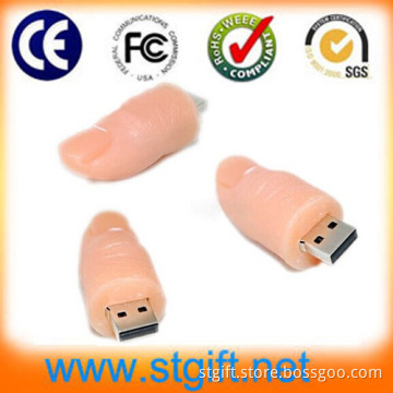 New Novelty Cute Gadget Finger Thumb Shape USB Flash Drive